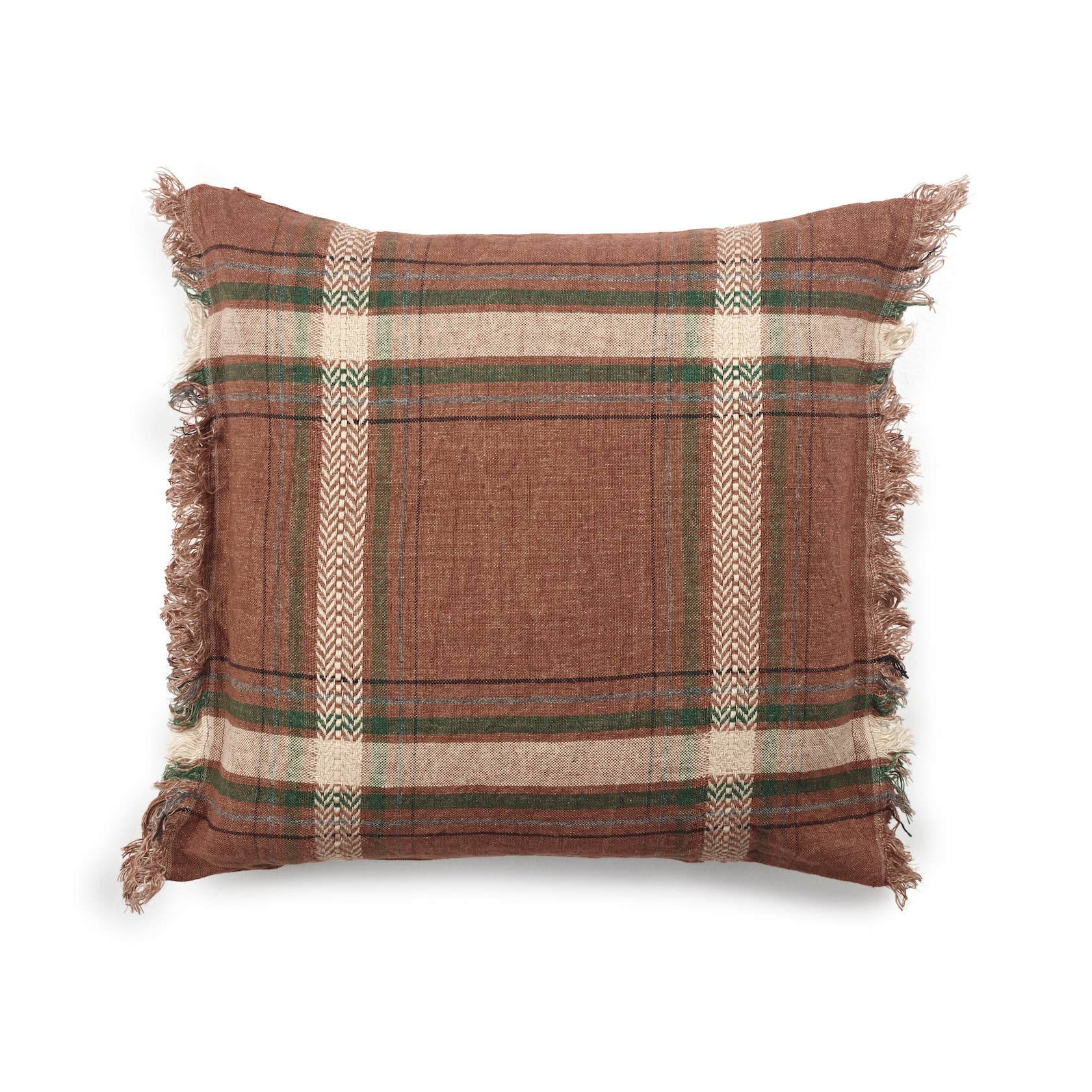 Libeco Home - Wholesale Throw Pillow Cover - Rowan Pillow cover Check 44x44cm 100% linen3