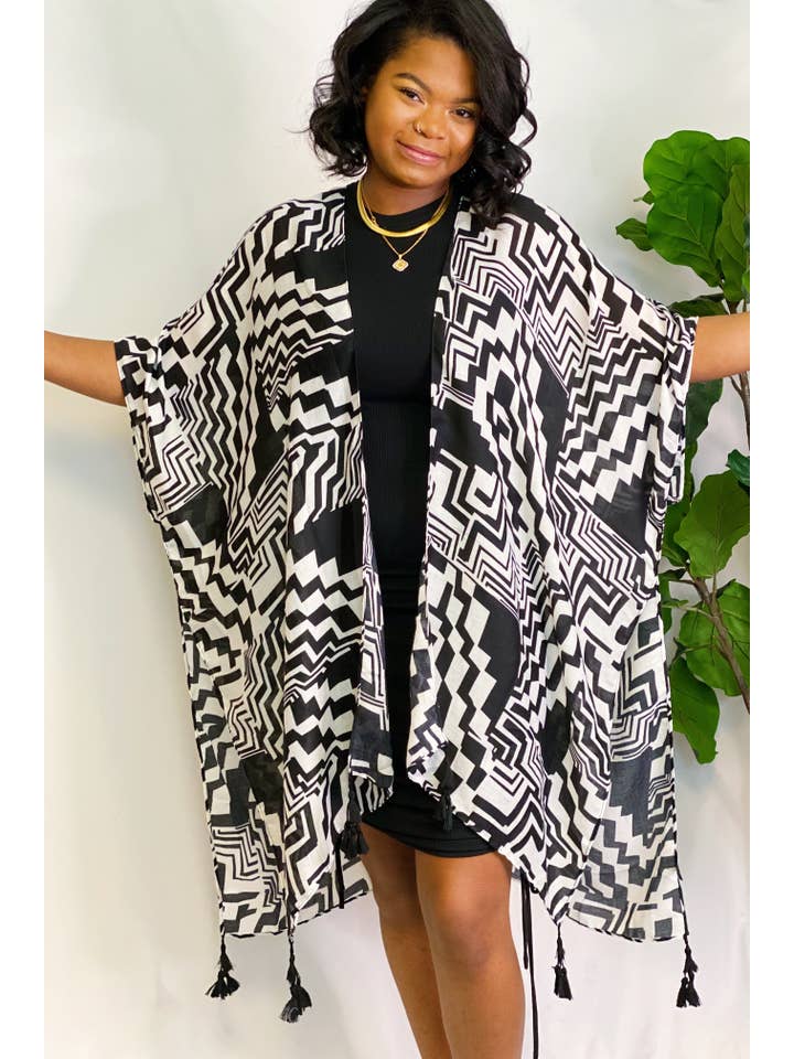Ellison+Young - Wholesale Kimono - Women's - Geometric Art Kimono4