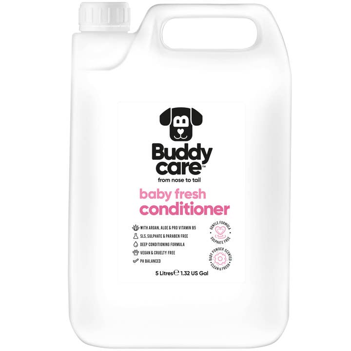 Buddycare Dog Conditioner - Baby Fresh - 5L / 1.32 Gal for wholesale by Buddycare