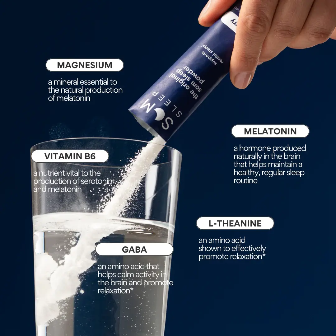 Som Sleep - Wholesale Powdered Health Drink - Som Sleep Powder Drink Mix, Magnesium & Melatonin, Cherry1