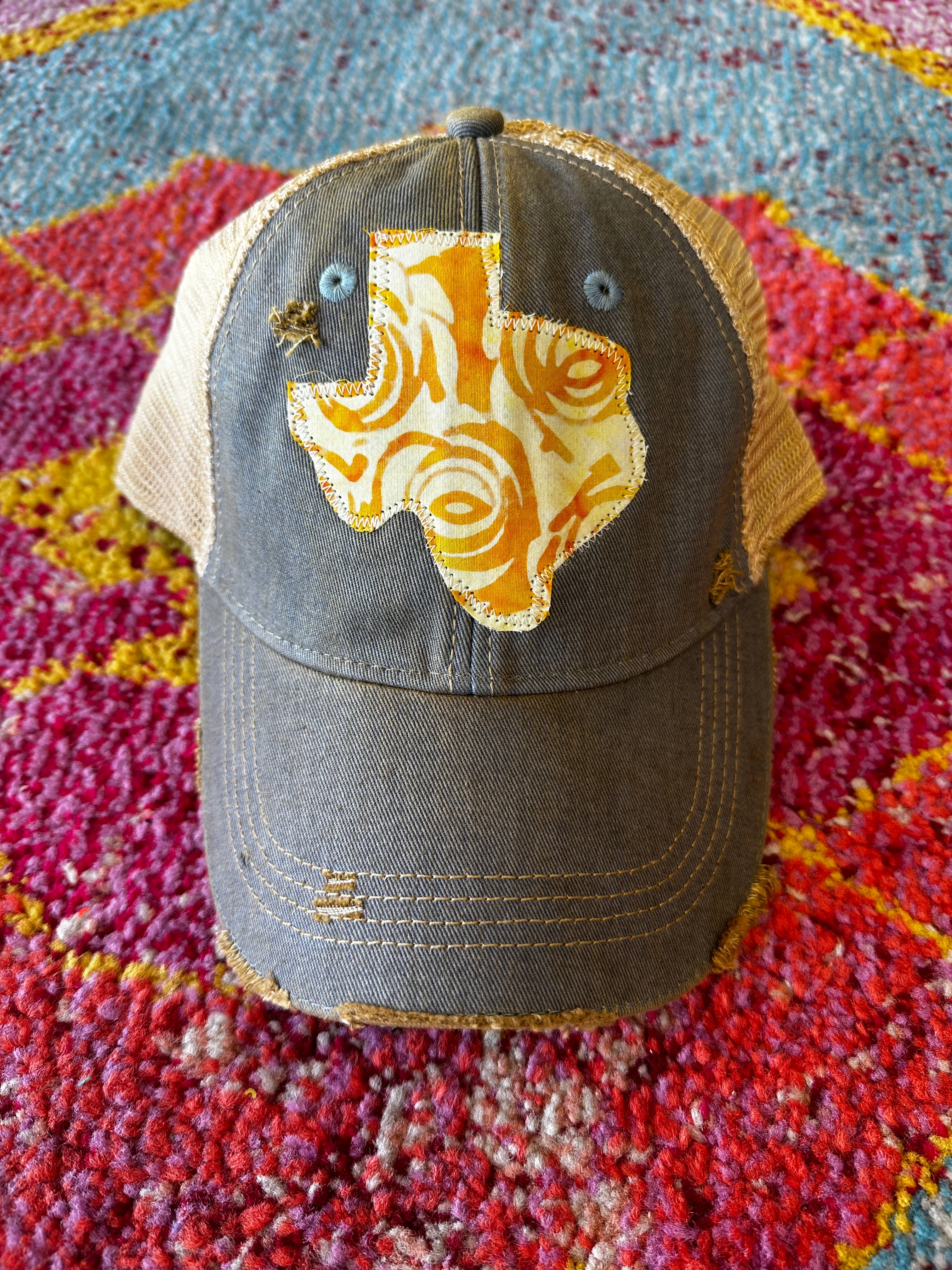 Sweet Texas Treasures - Wholesale Trucker Hat - Unisex - Yellow Rose Dirty Trucker Hat7
