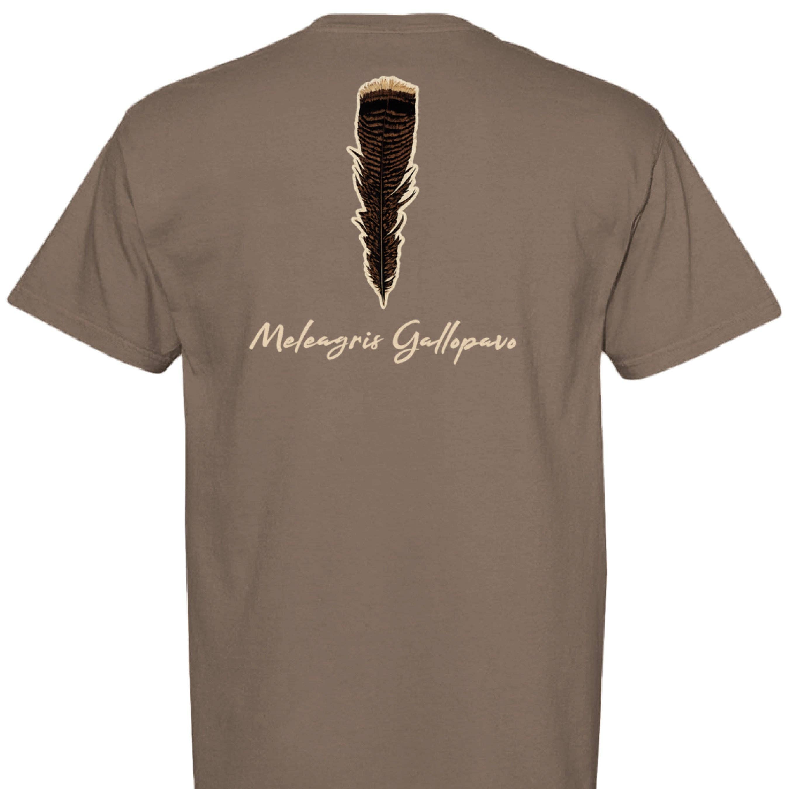 Ghost Ridge Brand - Wholesale Screen Printed T-Shirt - Unisex - Turkey Feather T-Shirt6