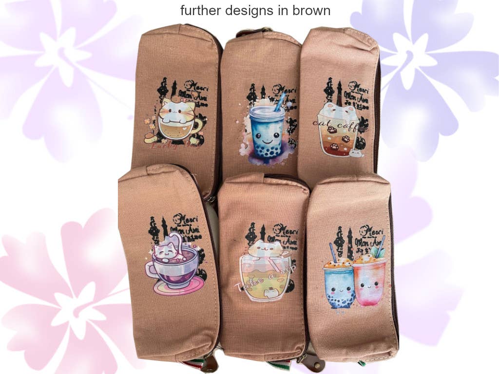 Small Surprises - Vendita all'ingrosso Astuccio/portamatite - Astuccio resistente in tela con design carini kawaii6