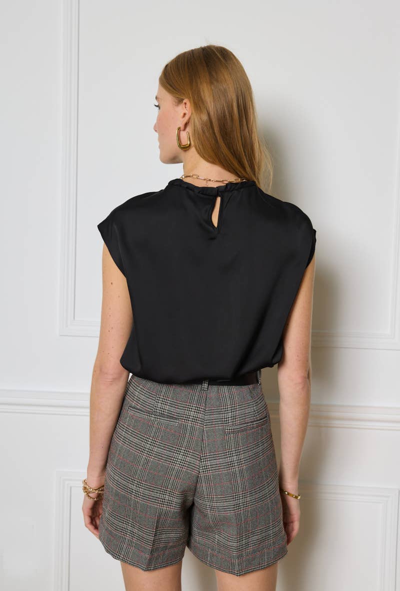 LULUMARY - Wholesale Blouse - Women's - Satin top H161A5