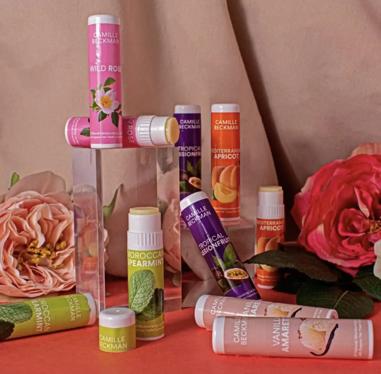 Camille Beckman – Engroshandel Læbepomadesæt – 100% Naturlig Lip Balm, Kakaosmør Base, Assorteret sag6