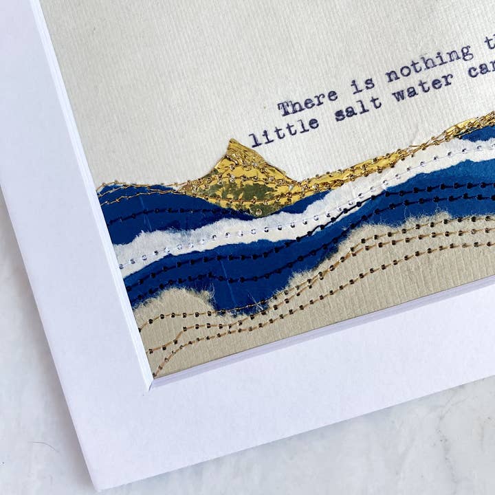 Salt & Pine - Wholesale Art Print - Beach House Coastal Wall Art • Salt Water Ocean Quote Print3