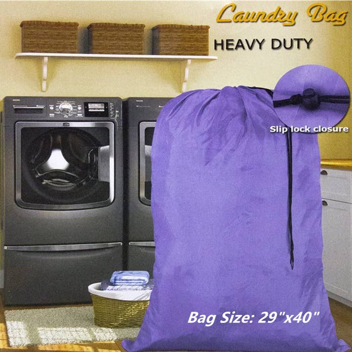 Tsyware - Wholesale Laundry Bag - Extra Large 29" X 40" Nylon Washable Laundry Bag Hamper 8