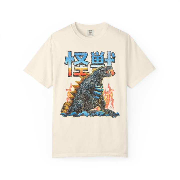 KILLER RETRO - Wholesale T-shirt (graphic) – unisex - Vintage Kaiju Japanese Monster Unisex Tee | Japanese Anime Shirt,2
