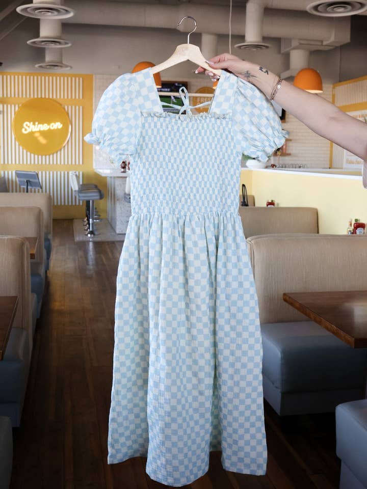 Vestido de muselina de manga corta para mujer | Cuadro de la mañana para venta al por mayor de Forever French Baby