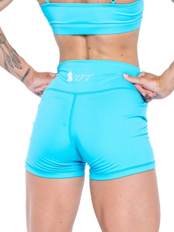 Boca Catalina Blue Shorts for wholesale by The Fit Traveler Collection