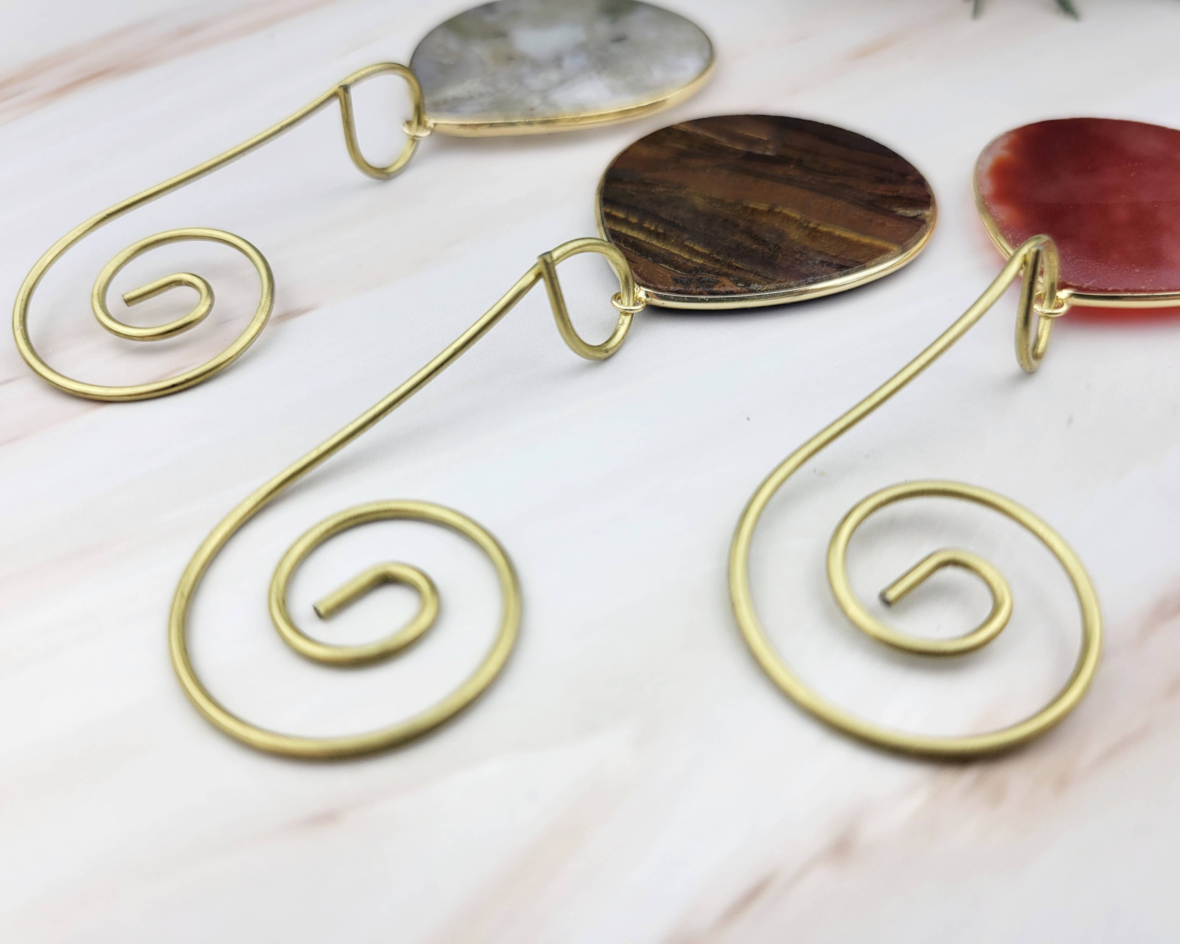 WonderLight Jewelry – Conjunto de ornamentos por atacado – Conjunto de enfeites de cristal de pedras preciosas em forma de lágrima - Mindfulness Gifts6