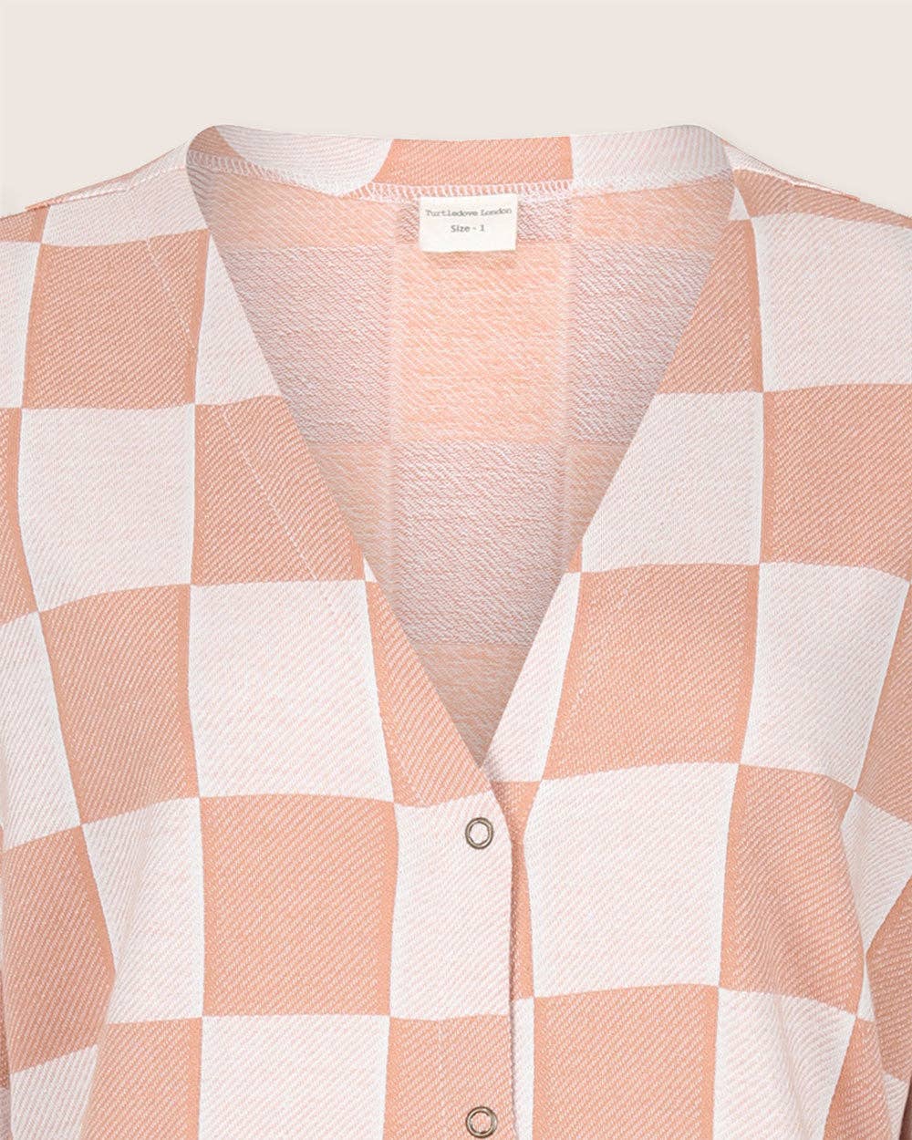 Sunset Eden Orange Bold Check Print Midi Dress for wholesale on Faire2