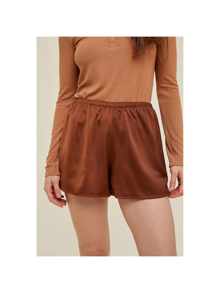 Wishlist Apparel - Wholesale Shorts - Women's - SATIN LINED SHORTS / WL23-7830