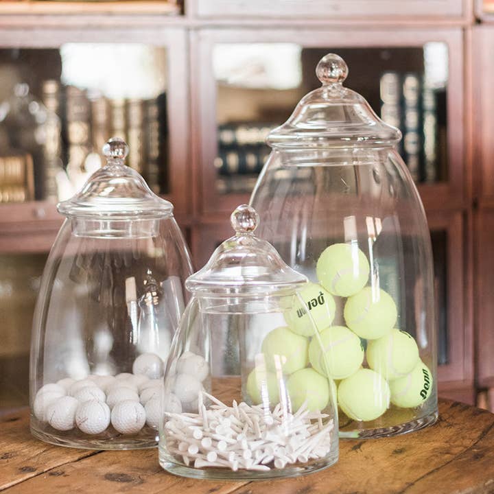 etúHOME - Wholesale Jar - Glass Bon Bon Storage Jar with Lid, Large