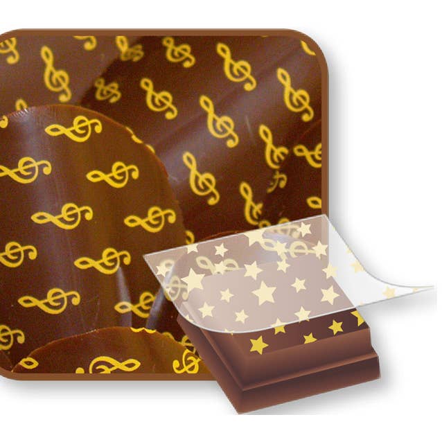 REMOVED BRAND - Wholesale Chocolate - Foil clef (25 pieces)0