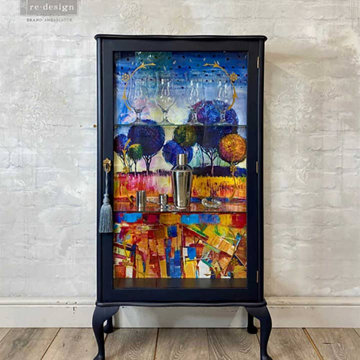 Redesign with Prima - Wholesale Craft Supplies - Redesign A1 Decoupage Rice Paper Expressive Trees 23"X33"5