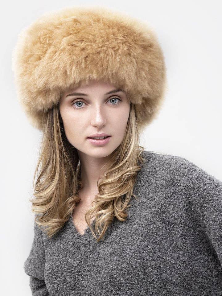 Russian camel alpaca hair hat for wholesale by Be ALPACA