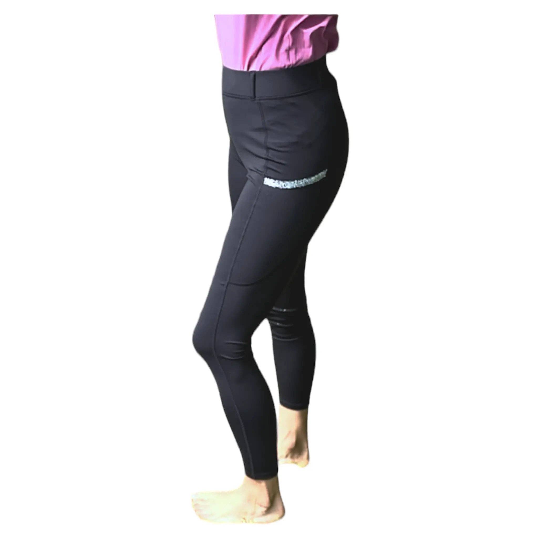 black Glammy riding leggings for wholesale on Faire5
