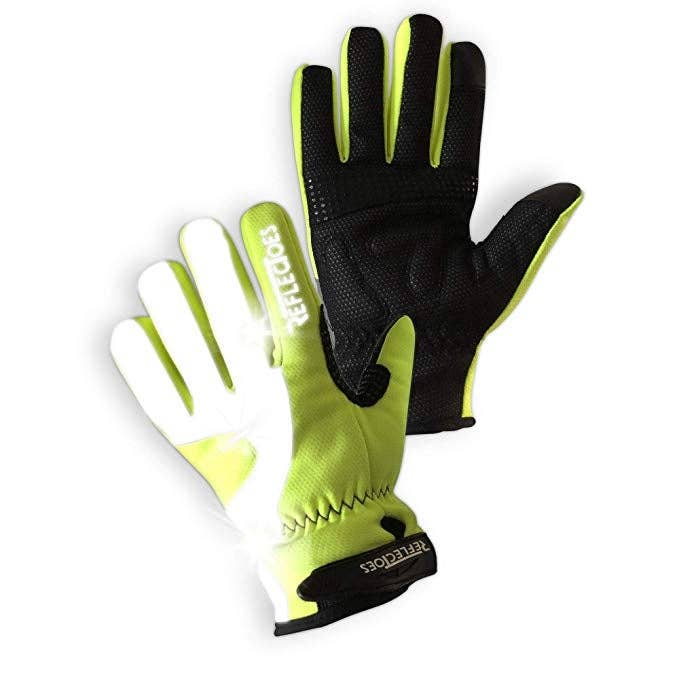 ReflecToes - Wholesale Gloves - Unisex - Reflective Fluorescent Cycling Gloves0