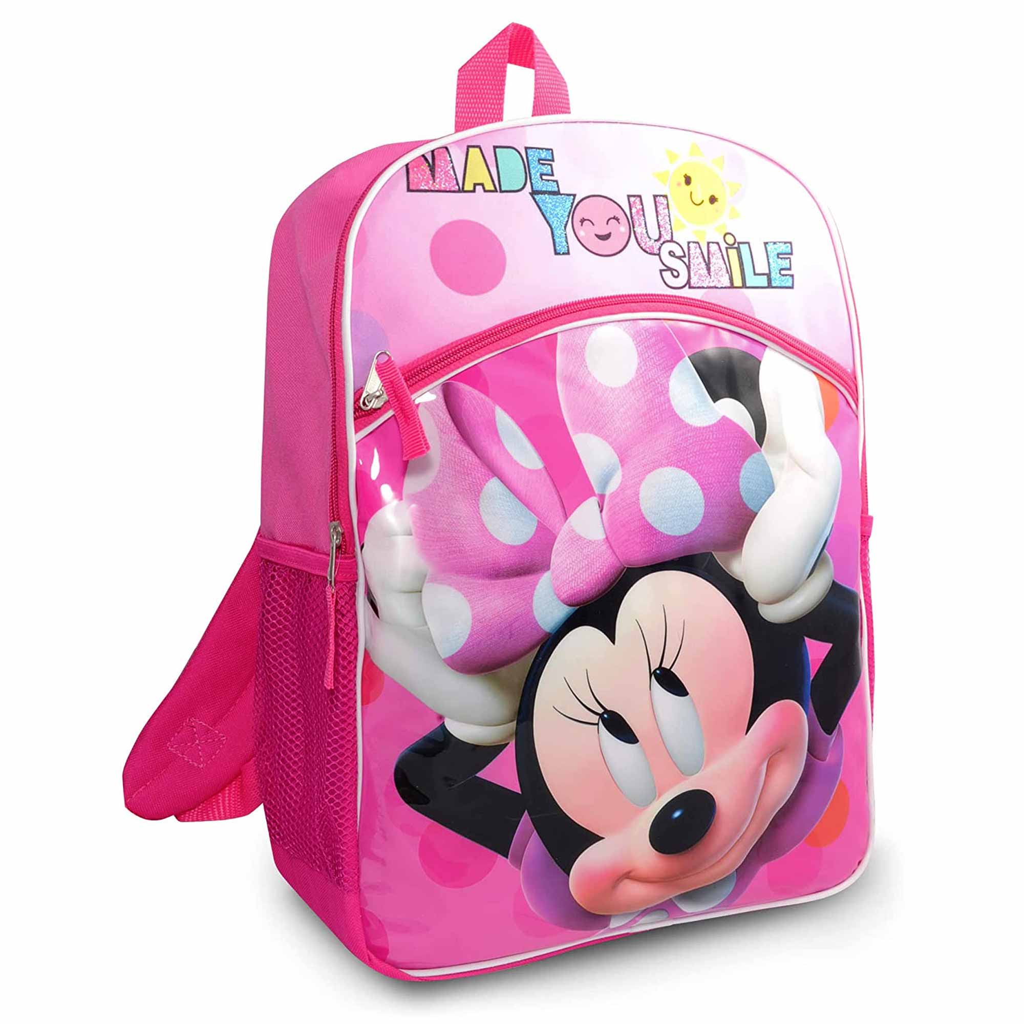 DIBSIES - Wholesale Backpack - Kids - Minnie Mouse Backpack - Made You Smile - 16"0