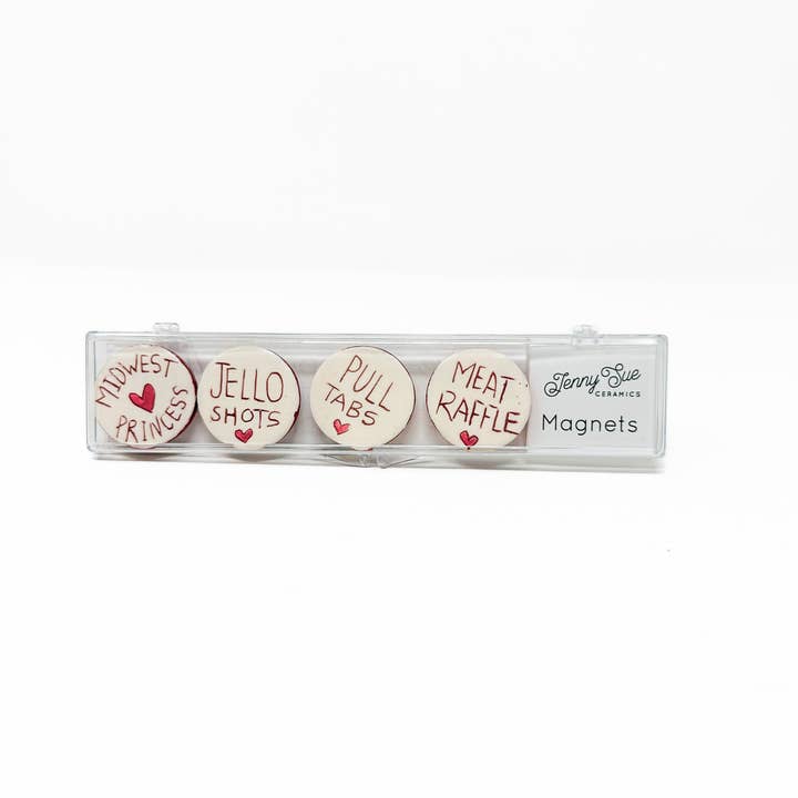 Midwest Magnet Set , Minnesota, North Dakota, Wisconsin for wholesale by Jenny Sue