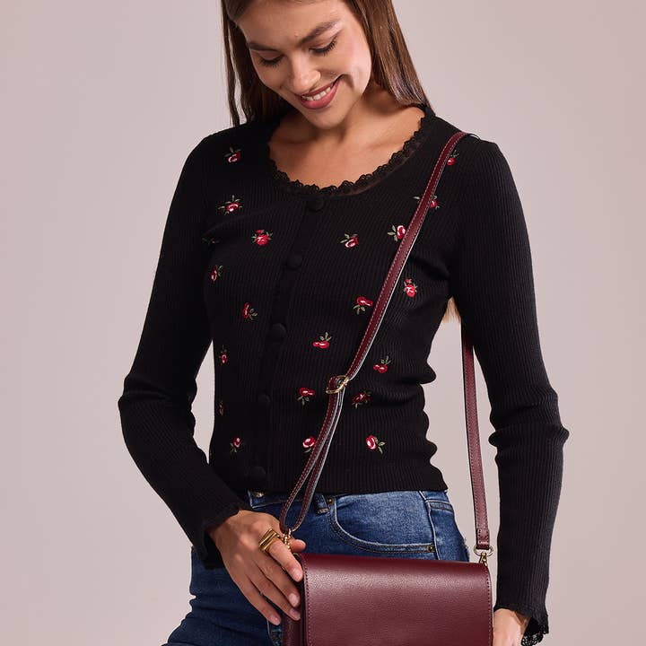 Cherry Paris - Wholesale Messenger Bag - Women's - MANUELA PALMELLATO Bag - 418610