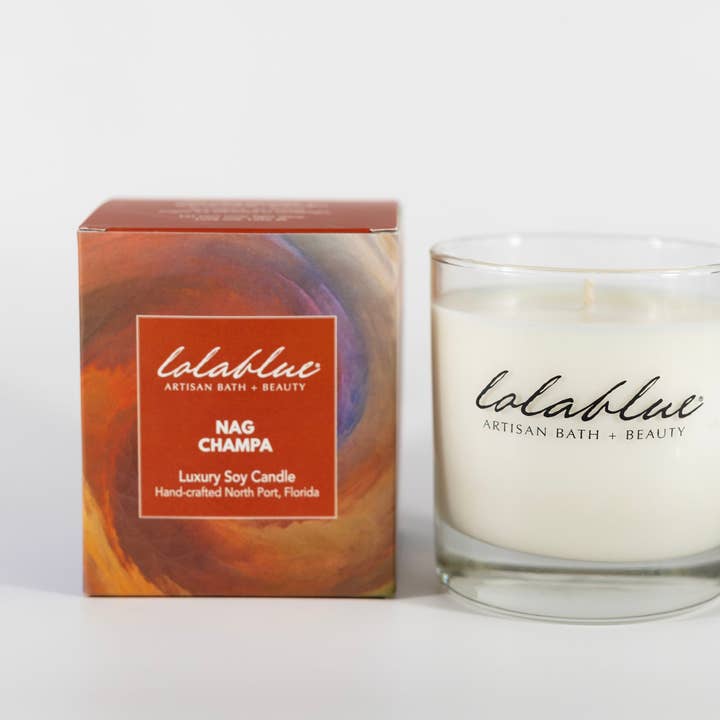 Nag Champa Soy Candle for wholesale by Lolablue