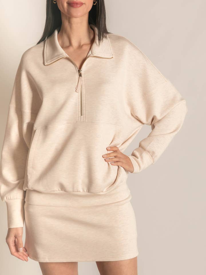 P. CILL – wholesale Sweatshirt - Dam – P. CILL Butter Modal tröja med dragkedja89