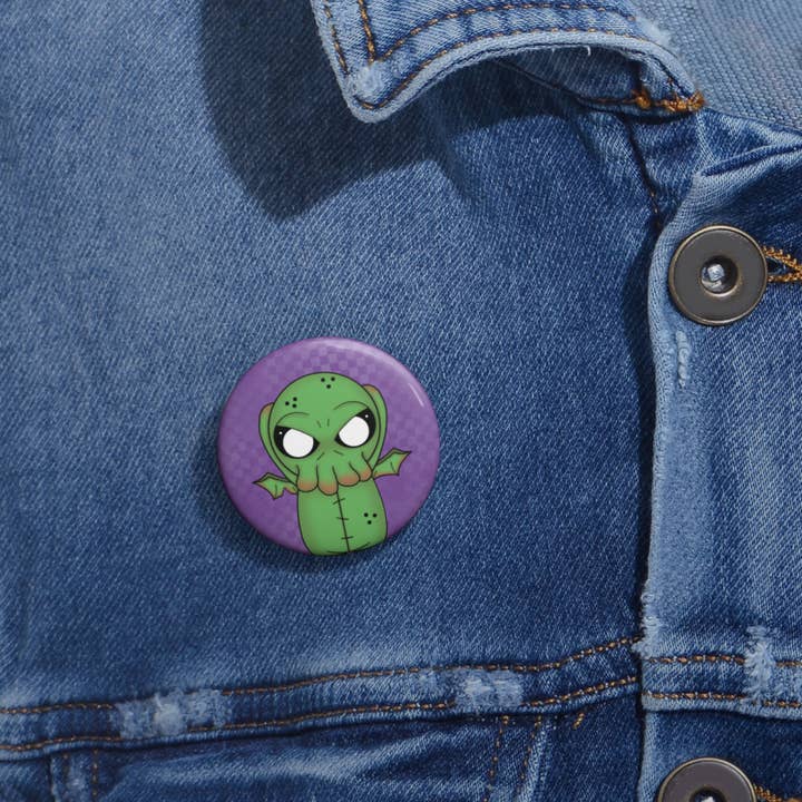 Riftway Games - Wholesale Lapel Pin/Button - Cthulhu Unluckables Button 1.5"1