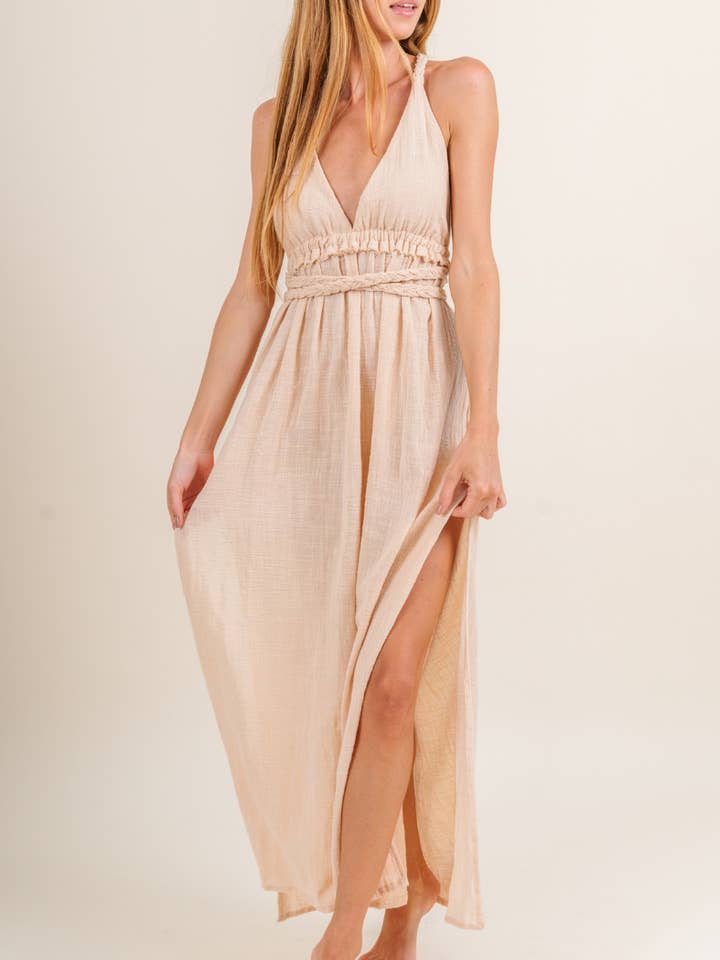 Grecian Goddess Dress, Sun dress, Boho Caribbean Dress for wholesale by Mayense