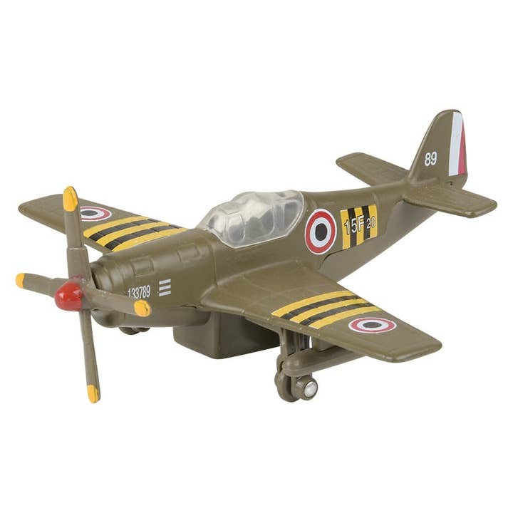 La Luna Bella - Toys - Vente Voiture/camion miniature – enfant - Jouets de voiture VINTAGE PLANE LLB, 5 po, MOULÉS SOUS PRESSION3