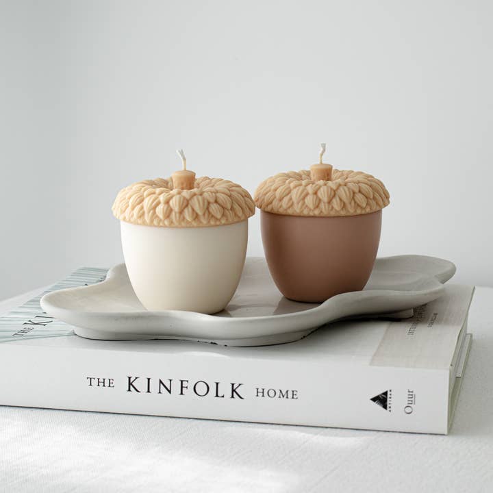 Glowing Harmony Candle Co - Wholesale Novelty Candle - Acorn Candle | Autumn Candles |Christmas Home Decor5