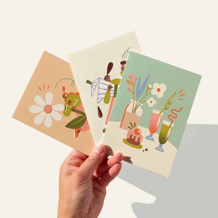 Mimosa Design - Wholesale Birthday Card - Sylvie Greeting Card - Birthday Card for Mom2