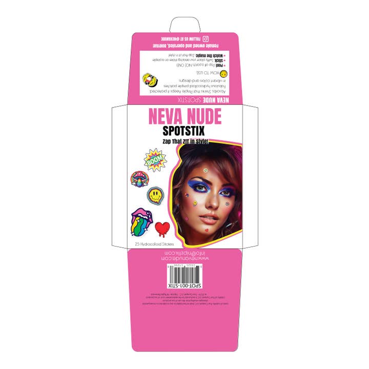 MULTI Weird and Wacky Hydrocolloid Acne Pimple Stickers SpotStix for wholesale on Faire2