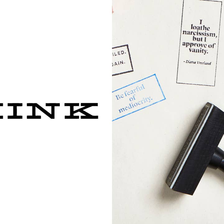 Wms&Co. - Vendita all'ingrosso Timbro in gomma/decorativo - Timbro di Gomma con Citazione Filosofica - Rettangolare23