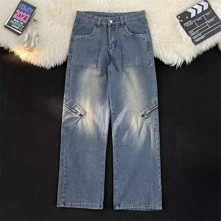 Tourtiwi - Vendita all'ingrosso Jeans - Uomo - jeans larghi da uomo a gamba larga