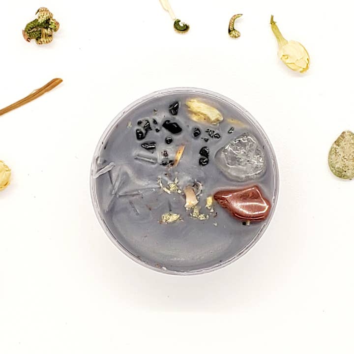 Riverside Grace Candle Co. - Wholesale Tea Light Candles - Ethereal Crystal Tealight (0.5 oz) - Astral & Shadow Work1