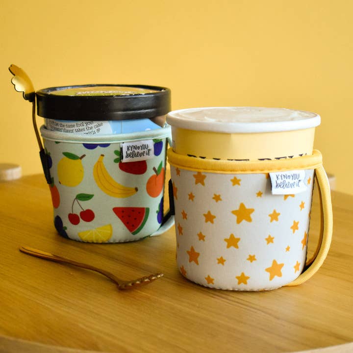 Kyn You Believe It - Vente Housses de boisson - Manchon de crème glacée étoilée | Manchon pour pot2