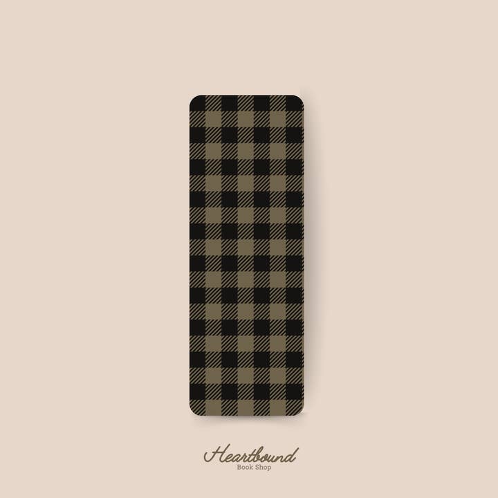 Plaid Bookmark for wholesale by Heartbound Book Shop