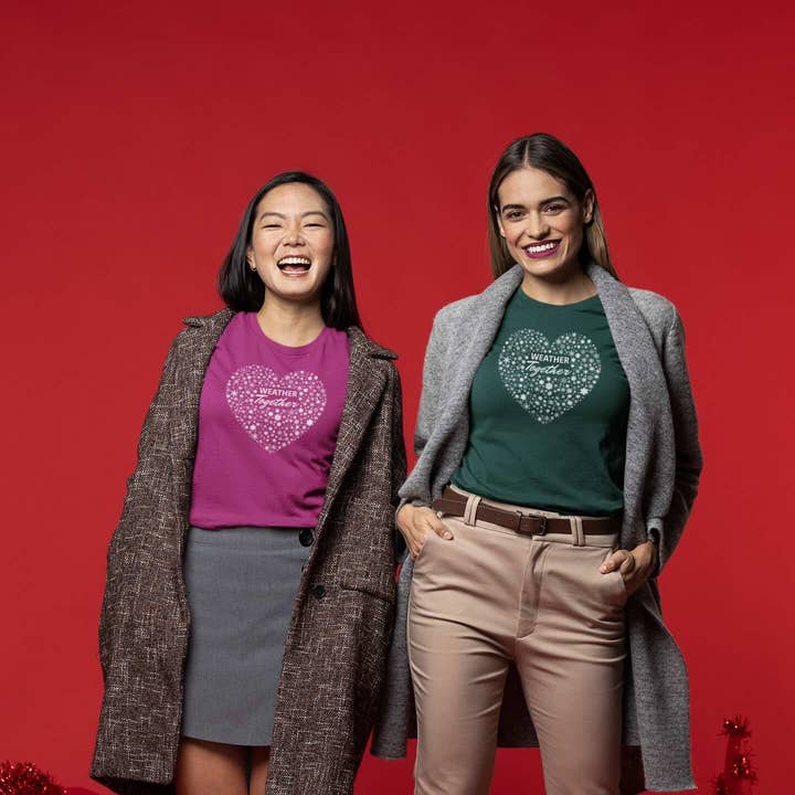 Maglietta - Weather Together Snow per la vendita all'ingrosso da parte di Something True and Beautiful