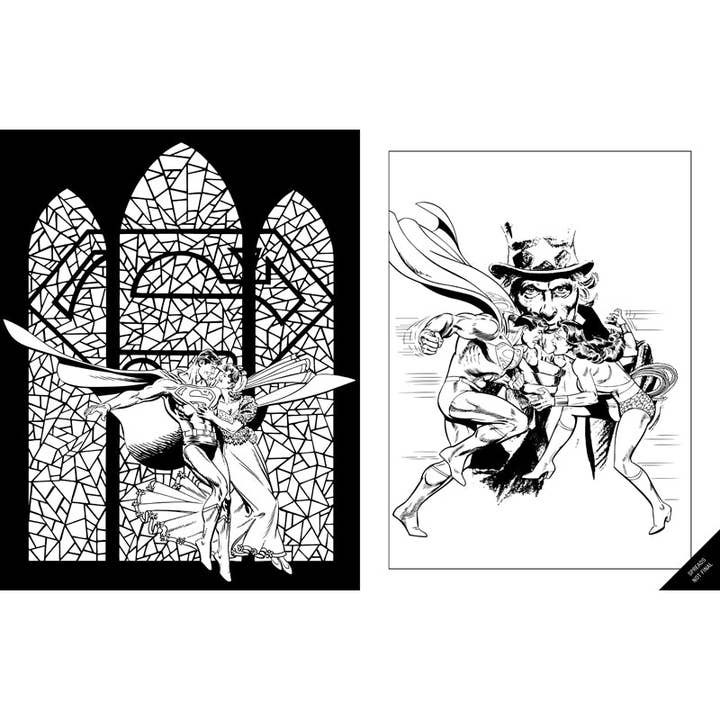 Insight Editions - #1 Pop Culture Publisher - Wholesale Coloring & Activity Book - Adult - DC Showcase Coloring Book3