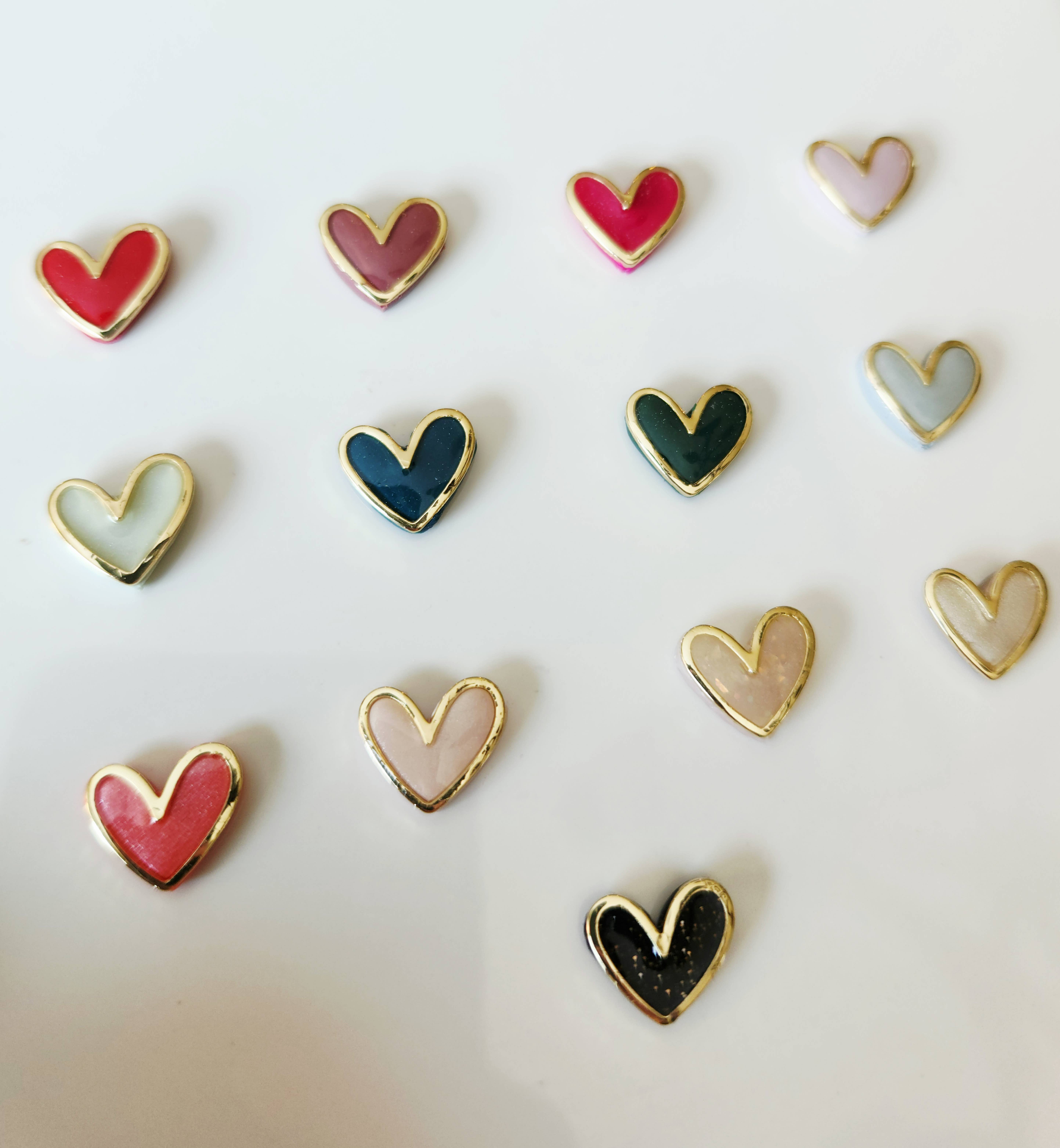 Twig & Rue boutique - Vente Bracelets à breloques/pendentifs - Bracelet coulissant cœur en or - Plaqué or 18 carats0