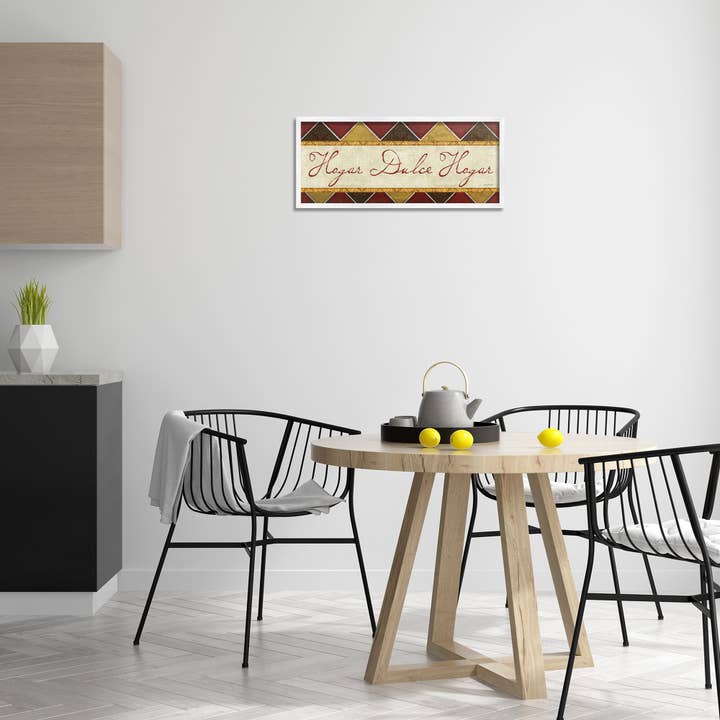 Stupell Industries - Wholesale Wall Decor - Kids & Baby - Hogar Dulce Hogar PatrĂ³n Tradicional Framed Giclee Art21