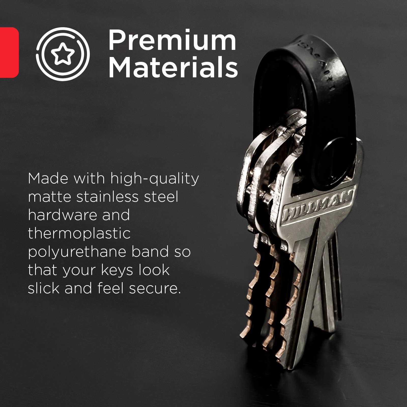 KeySmart / STATIK - Venta al por mayor Llavero - Unisex - KeySmart® Mini | Porta hasta 5 llaves más mando de coche5