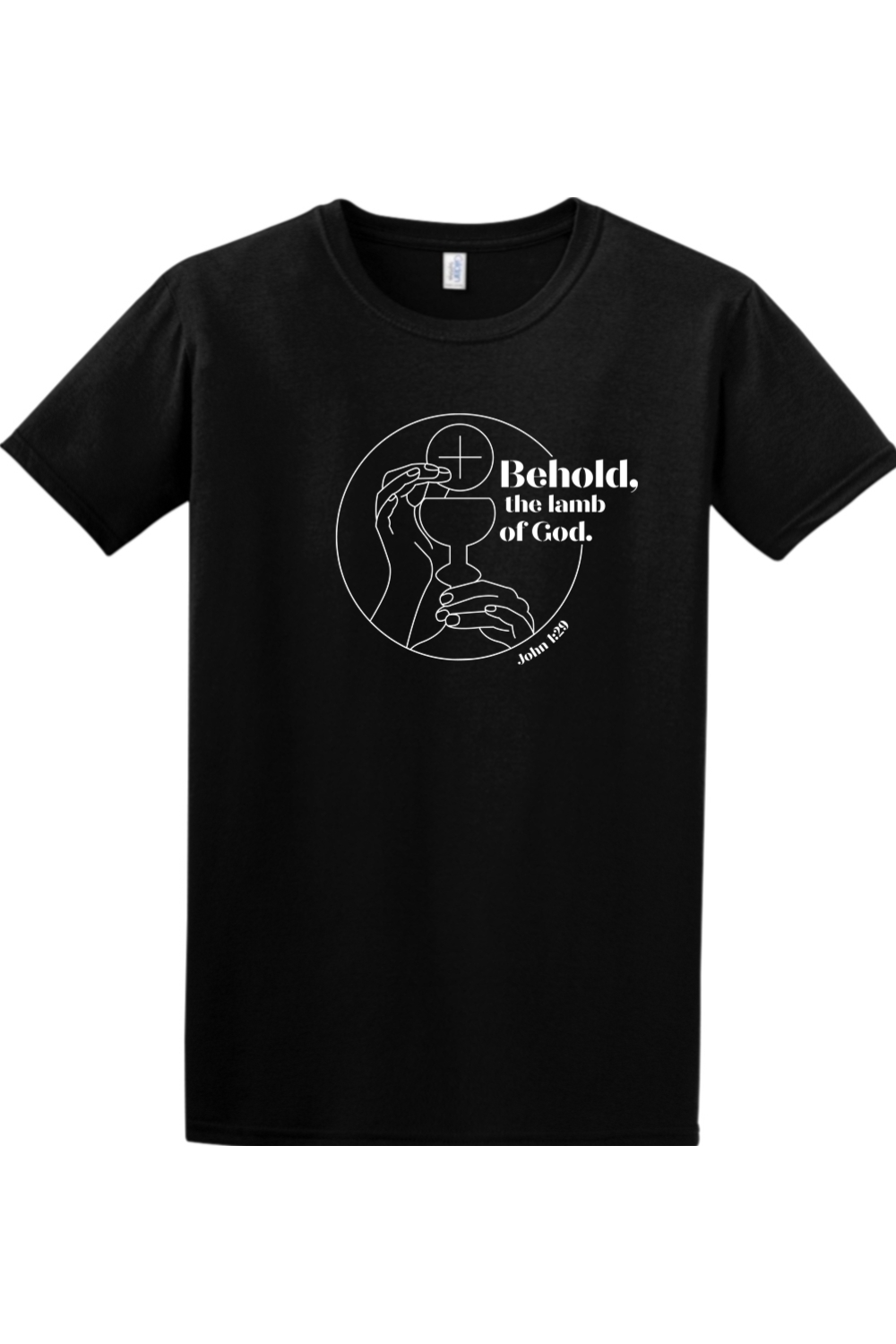 Sock Religious - Vente T-shirt sérigraphié – unisexe - Voici l'Agneau de Dieu - Jean 1:29 T-shirt adulte5