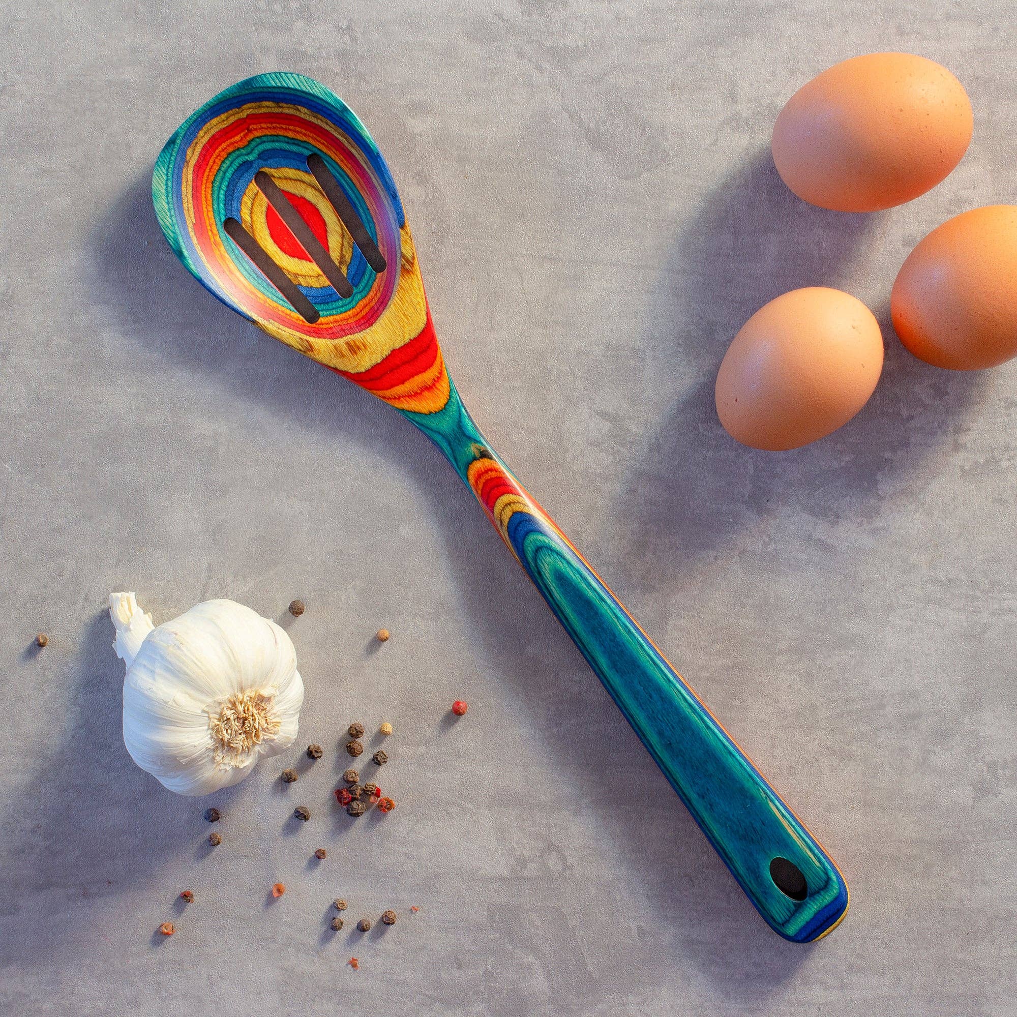 Totally Bamboo - Wholesale Kitchen Spoon - Baltique® Montego Bay Collection Slotted Cooking Spoon3