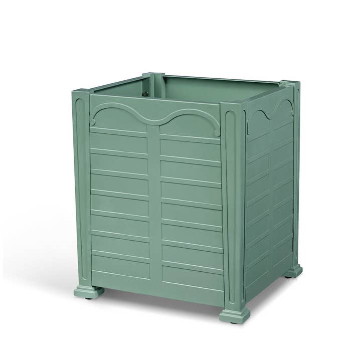 Bay Lake Garden Small Planter, Palm Island Green for wholesale by Park Hill Collection