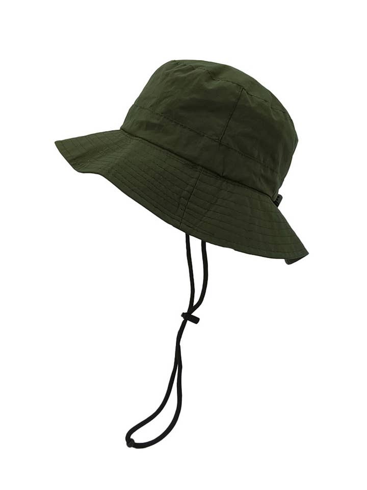 Inpakbare Outdoor Emmerhoed met Koord - Opvouwbare Zonneklep voor wholesale door Islandhaze