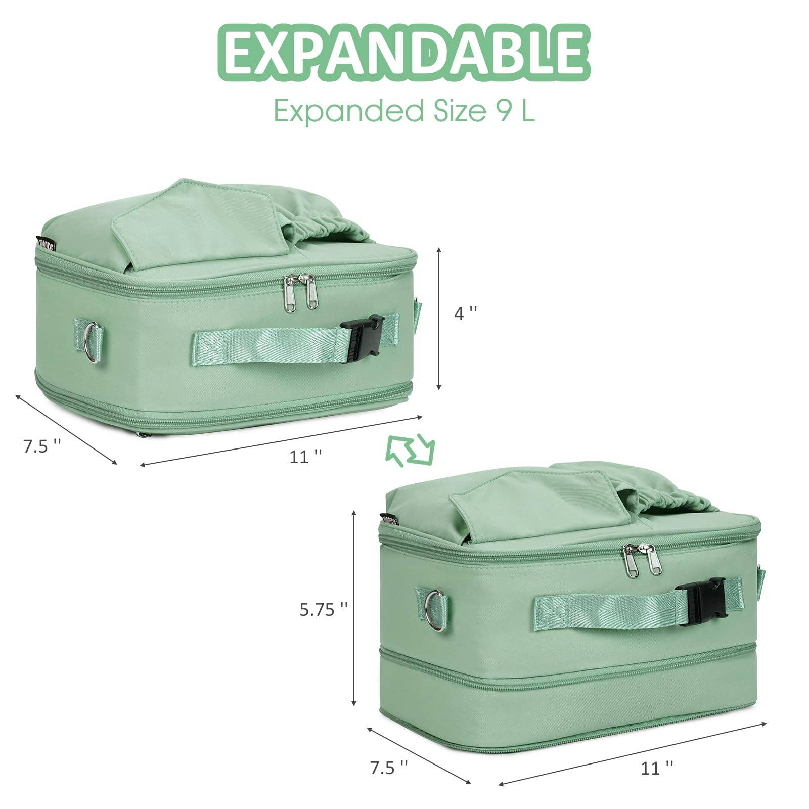 wandf – wholesale Lunch bag/box – Kids – Insulated Lunch Tote Bag Kids Expandable Lunch Box WF704829