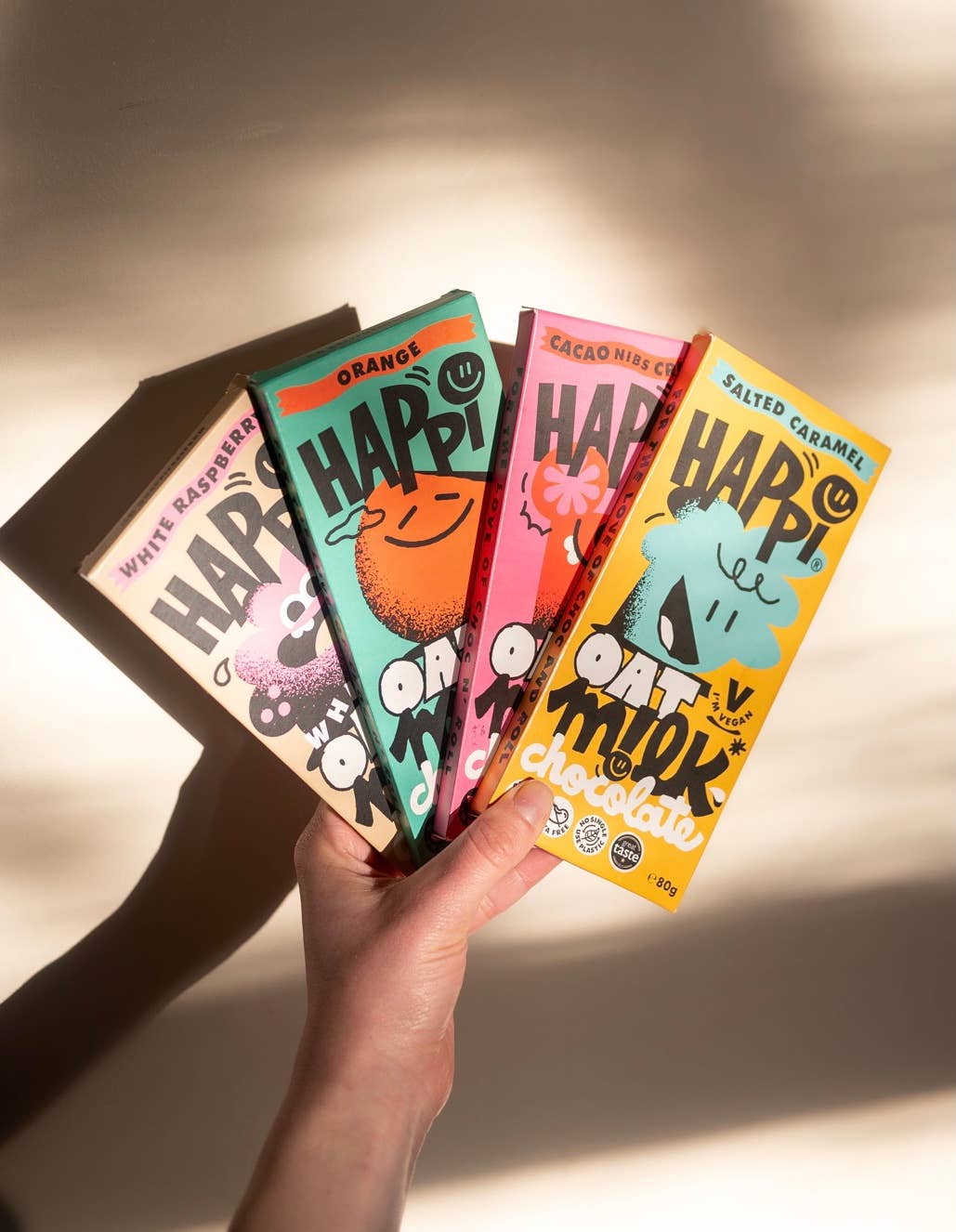 Happi – wholesale Chocolate bar – Orange Bar, Happi Oat M!lk Chocolate, 80g4